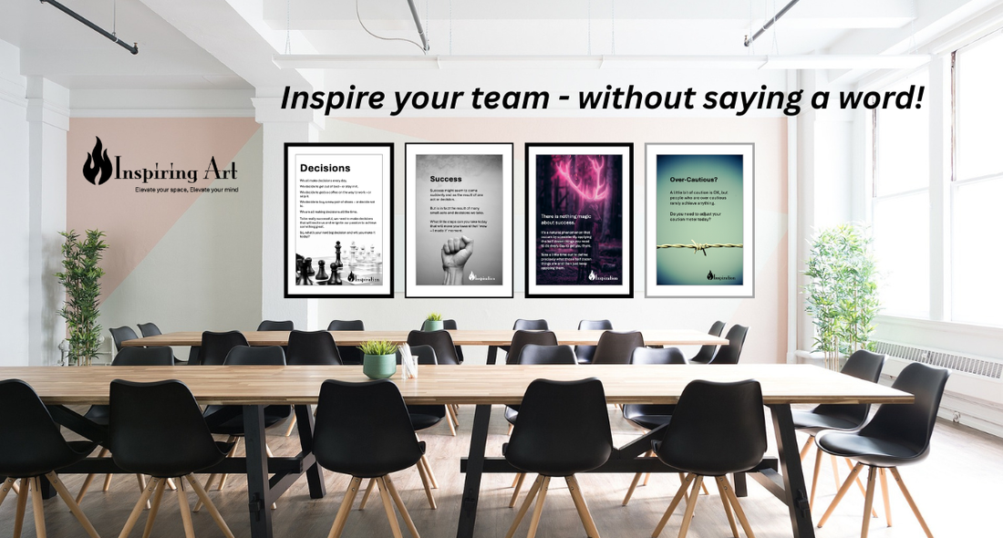 Inspiring Art will most definitely motivate you and your team to achieve greater success. Here’s why - the Science…