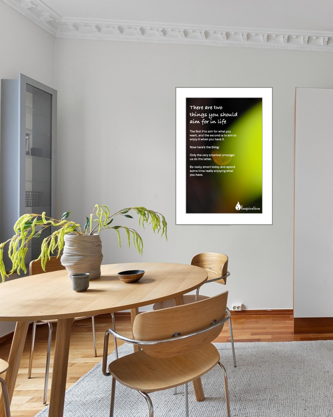 'Aim To Enjoy It' Print