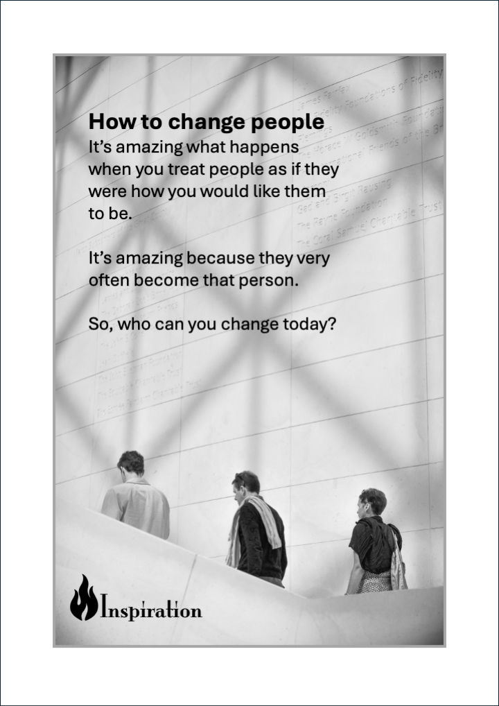 'How To Change People' Print