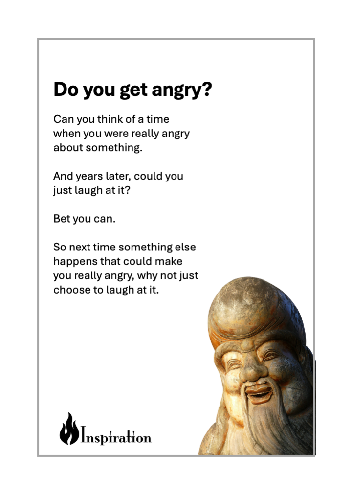 'Do You Get Angry' Print