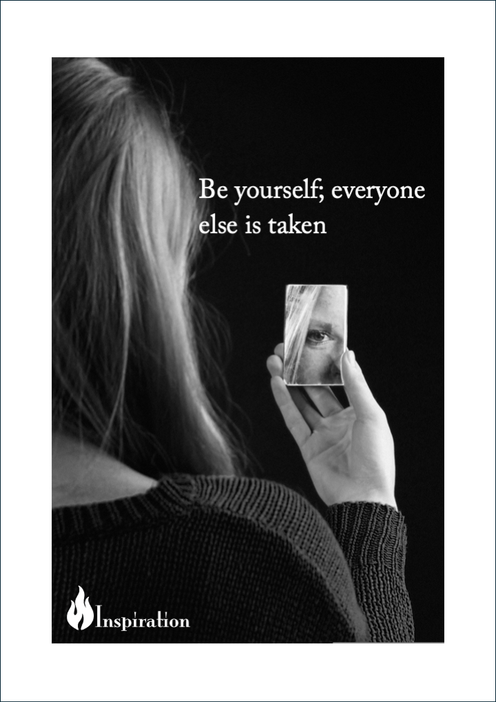'Be Yourself' Print