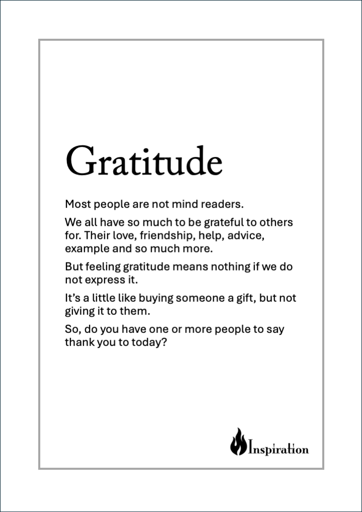 'Gratitude' Print