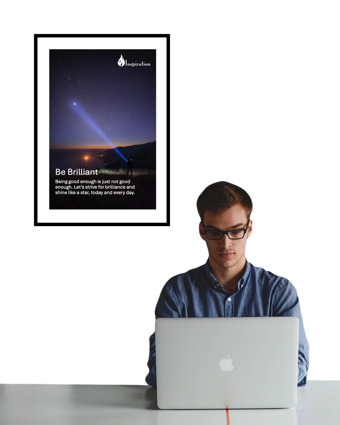 'Be Brilliant' Print